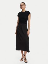 BOSS Sukienka koktajlowa C_Ficella 50559806 Czarny A-Line Fit. Czarne sukienki Boss, xs, bez wzorów, z wiskozy, wizytowe, bez kołnierzyka, bez ramiączek. Za 999.99 zł.