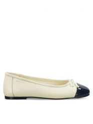 Gant Baleriny 30511856 Écru. Baleriny GANT, bez wzorów, ze skóry, bez obcasa. Za 409.99 zł.