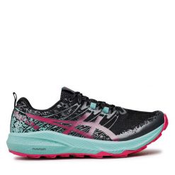 Buty do biegania Asics. Czarne obuwie sportowe Asics, bez zapięcia, do biegania. Za 389.99 zł.