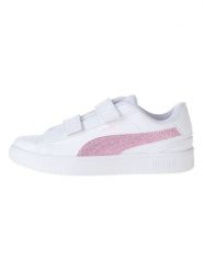 Puma Sneakersy "Rickie" w kolorze biało-różowym rozmiar: 34. Różowe trampki Puma, bez wzorów, bez zapięcia. Za 88.23 zł.