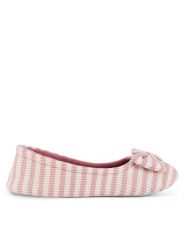 Home & Relax Kapcie WFA3225-1 Różowy. Czerwone obuwie domowe Home & Relax, bez wzorów, z materiału, bez zapięcia. Za 49.99 zł.