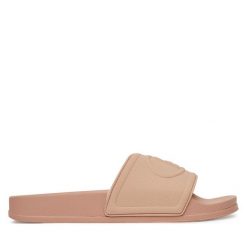 Klapki Liu Jo. Brązowe klapki Liu Jo, bez wzorów, bez obcasa. Za 169.99 zł.