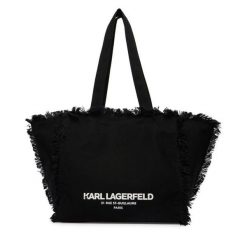 Torebka KARL LAGERFELD. Czarne shopper KARL LAGERFELD, bez wzorów, bez dodatków. Za 549.99 zł.