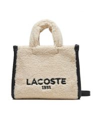 Lacoste Torebka NF5116HX Écru. Torebki klasyczne Lacoste, bez wzorów, z materiału, bez dodatków. Za 779.99 zł.