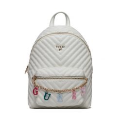 Plecak Guess. Białe plecaki Guess, z aplikacjami. Za 299.99 zł.