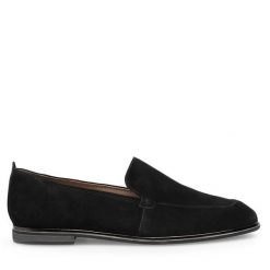 Lordsy Sergio Bardi. Czarne lordsy Sergio Bardi, bez wzorów, bez obcasa, bez zapięcia. Za 269.99 zł.