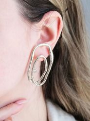 Heliophilia Srebrne kolczyki-wkrętki rozmiar: onesize. Szare kolczyki Heliophilia, srebrne. Za 62.03 zł.