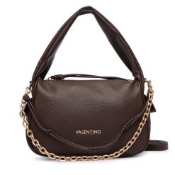 Torebka Valentino. Brązowe torebki klasyczne Valentino, bez wzorów, bez dodatków. Za 679.99 zł.