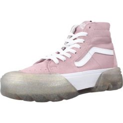 Tenisówki Vans Model Sk8-hi Tapered Kolor Rose. Czerwone trampki Vans, bez wzorów, ze skóry, bez zapięcia. Za 311.99 zł.