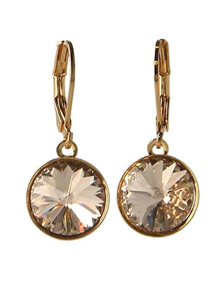 Otazu Pozłacane kolczyki z kryształami Swarovski rozmiar: onesize. Żółte kolczyki Otazu, z kryształem, pozłacane. Za 78.99 zł.