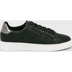 Guess Jeans - Buty. Czarne obuwie sportowe Guess Jeans, z gumy, bez zapięcia. W wyprzedaży za 319.90 zł.