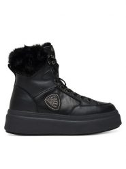 Blauer Botki F5EMERY01/LEA Czerwony. Czerwone botki Blauer, bez wzorów, ze skóry, bez obcasa, na płaskiej podeszwie, bez zapięcia. Za 699.99 zł.