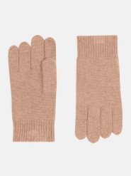 Perfect Cashmere Kaszmirowe rękawiczki "Hailey" w kolorze karmelowym rozmiar: onesize. Brązowe rękawiczki Perfect Cashmere, bez wzorów, z kaszmiru. Za 121.99 zł.