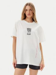Volcom T-Shirt Alix 3 B3512507 Biały Oversize. Białe t-shirty Volcom, l, bez wzorów, z bawełny, bez kołnierzyka, bez ramiączek. Za 119.99 zł.