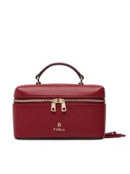 Furla Torebka Camelia Micro WE00625 HSF000 CN CGQ00 Bordowy. Czerwone torebki klasyczne Furla, bez wzorów, ze skóry, bez dodatków. Za 944.99 zł.