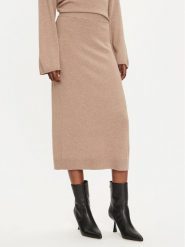 Replay Spódnica ołówkowa DK3311.000.G23714 Beżowy Regular Fit. Brązowe spódnice Replay, m, bez wzorów, z wiskozy, ołówkowe. Za 129.99 zł.