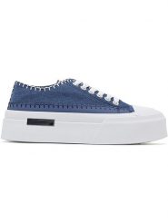 Sixth Sens Sneakersy w kolorze niebiesko-białym rozmiar: 37. Białe trampki Sixth Sens, bez wzorów, bez zapięcia. Za 96.83 zł.
