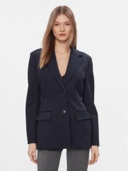 Tommy Hilfiger Marynarka WW0WW40341 Granatowy Slim Fit. Niebieskie marynarki i żakiety TOMMY HILFIGER, bez wzorów, z wiskozy. Za 639.99 zł.