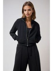 Weekday Bluza w kolorze czarnym rozmiar: L. Czarne bluzy Weekday, l, bez wzorów, bez kaptura. Za 110.04 zł.