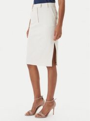 Fracomina Spódnica midi FR26SG2012W42901 Brązowy Regular Fit. Brązowe spódnice Fracomina, bez wzorów, z syntetyku, midi. Za 409.99 zł.