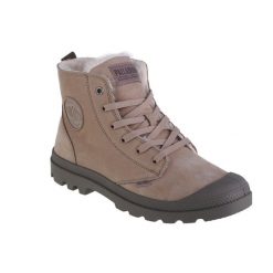 Buty sportowe Sneakersy unisex, Palladium Pampa Hi Zip WL. Brązowe obuwie sportowe Palladium, z nubiku, bez zapięcia, trekkingowe. Za 559.99 zł.