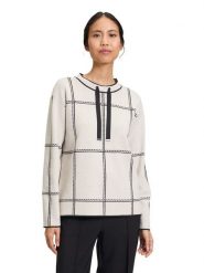 Betty Barclay Sweter w kolorze kremowym rozmiar: 48. Brązowe swetry Betty Barclay, bez wzorów, ze splotem, bez ramiączek. Za 130.99 zł.