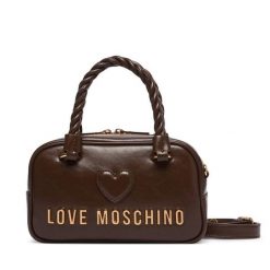 Torebka LOVE MOSCHINO. Brązowe torebki klasyczne Love Moschino, bez wzorów, bez dodatków. Za 949.99 zł.