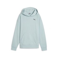 Bluza sportowa damska Puma Better Essentials. Niebieskie bluzy Puma, na zimę, l, bez wzorów, z kapturem. Za 341.00 zł.