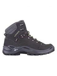 LOWA Skórzane buty turystyczne "Renegade GTX Mid Ws" w kolorze antracytowym rozmiar: 38. Czarne trekkingi Lowa, z gore-texu, outdoorowe. Za 638.42 zł.