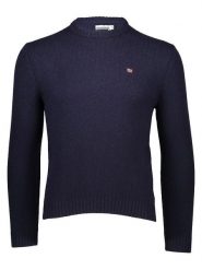 Napapijri Sweter w kolorze granatowym rozmiar: XS. Niebieskie swetry Napapijri, xs, bez wzorów, bez ramiączek. Za 145.26 zł.