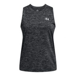 Damski tank top Under Armour Tech™ Twist. Białe topy Under Armour, bez wzorów, bez kołnierzyka, bez ramiączek. Za 179.50 zł.