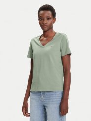 Gant T-Shirt Shield 4200750 Zielony Regular Fit. Zielone t-shirty GANT, xs, bez wzorów, z bawełny, bez kołnierzyka, bez ramiączek. Za 229.99 zł.