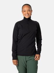 KARI TRAA Bluza polarowa "Evelyn" w kolorze czarnym rozmiar: S. Czarne bluzy Kari Traa, s, bez wzorów, z polaru, bez kaptura. Za 217.99 zł.