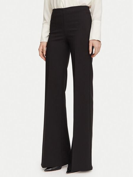 Rinascimento Spodnie materiałowe CFC0130141003 Czarny Wide Leg. Czarne spodnie materiałowe Rinascimento, l, bez wzorów, z materiału. Za 449.99 zł.