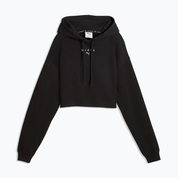 Damska gruba bluza z kapturem PUMA x HYROX PUMA. Czarne bluzy Puma, s, bez wzorów, z bawełny, z kapturem. Za 219.99 zł.
