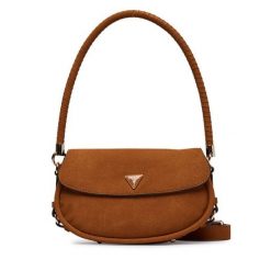 Torebka Guess. Brązowe torebki klasyczne Guess, z aplikacjami, bez dodatków. Za 589.99 zł.