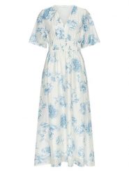 MOSS COPENHAGEN Sukienka w kolorze białym rozmiar: S. Białe sukienki Moss Copenhagen, s, bez wzorów, z lyocellu, bez kołnierzyka, bez ramiączek, maxi. Za 289.95 zł.