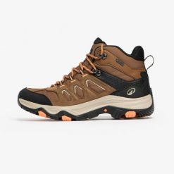 Second Life - Buty turystyczne damskie Quechua MH500 wodoodp... - Stan Doskonały. Brązowe trekkingi QUECHUA, z kauczuku, przed kolano, outdoorowe. Za 246.99 zł.