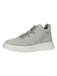 Tamaris Skórzane sneakersy w kolorze jasnoszarym rozmiar: 37. Szare trampki Tamaris, bez wzorów, bez zapięcia. Za 164.95 zł.