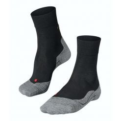 Skarpetki damskie Falke RU4 Wool. Czarne skarpety Falke, bez wzorów, z materiału. Za 147.50 zł.