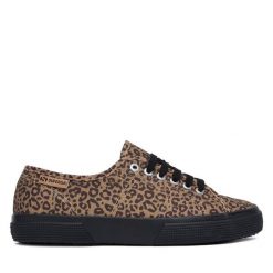 Tenisówki Superga. Brązowe trampki Superga, bez wzorów, bez zapięcia. Za 224.99 zł.
