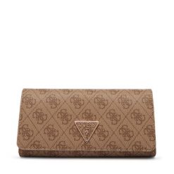 Portfel Guess. Brązowe portfele Guess, z aplikacjami. Za 289.99 zł.