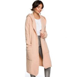 Kardigan w kolorze pudrowego różu. Czerwone kardigany Be Wear, bez wzorów, z wełny. Za 159.95 zł.
