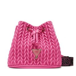 Torebka Guess. Czerwone listonoszki Guess, z aplikacjami, bez dodatków. Za 269.99 zł.