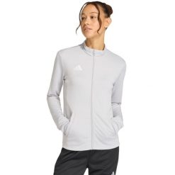 Bluza damska adidas Entrada 26 Track. Szare bluzy Adidas, bez wzorów, z poliesteru, bez kaptura. Za 121.99 zł.