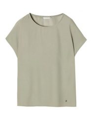 TATUUM Bluzka w kolorze khaki rozmiar: 38. Brązowe bluzki Tatuum, bez wzorów, z wiskozy, bez kołnierzyka, bez ramiączek. Za 70.41 zł.