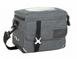 Torba na kierownicę Glenbar. Szare torby na ramię NORCO, z aplikacjami, z materiału, na ramię, bez dodatków. Za 369.90 zł.