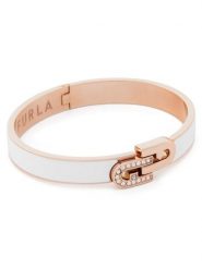 Furla Bransoletka Arch Double WJ00087-N79000-1135S-1-008-20-CN-L Biały. Białe bransoletki Furla, metalowe. Za 559.99 zł.
