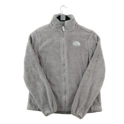 Second life - Damska bluza polarowa Osito z wysokim kołnierzem - Jak nowy. Szare bluzy The North Face, l, bez wzorów, z materiału, bez kaptura. Za 207.36 zł.