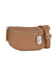 Anna Morellini Skórzana saszetka "Berenice" w kolorze jasnobrązowym - 25 x 14 x 1 cm rozmiar: onesize. Brązowe torby na ramię Anna Morellini, bez wzorów, z materiału, sportowe, przez ramię, bez dodatków. Za 173.99 zł.